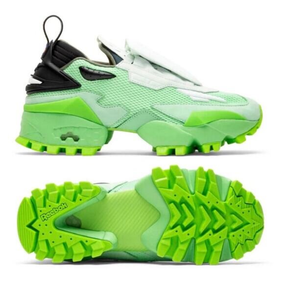 NWT PYER MOSS X REEBOK Experiment 4 Trail Fury Grass In Celadon Greene Size 11.5 - Picture 1 of 14